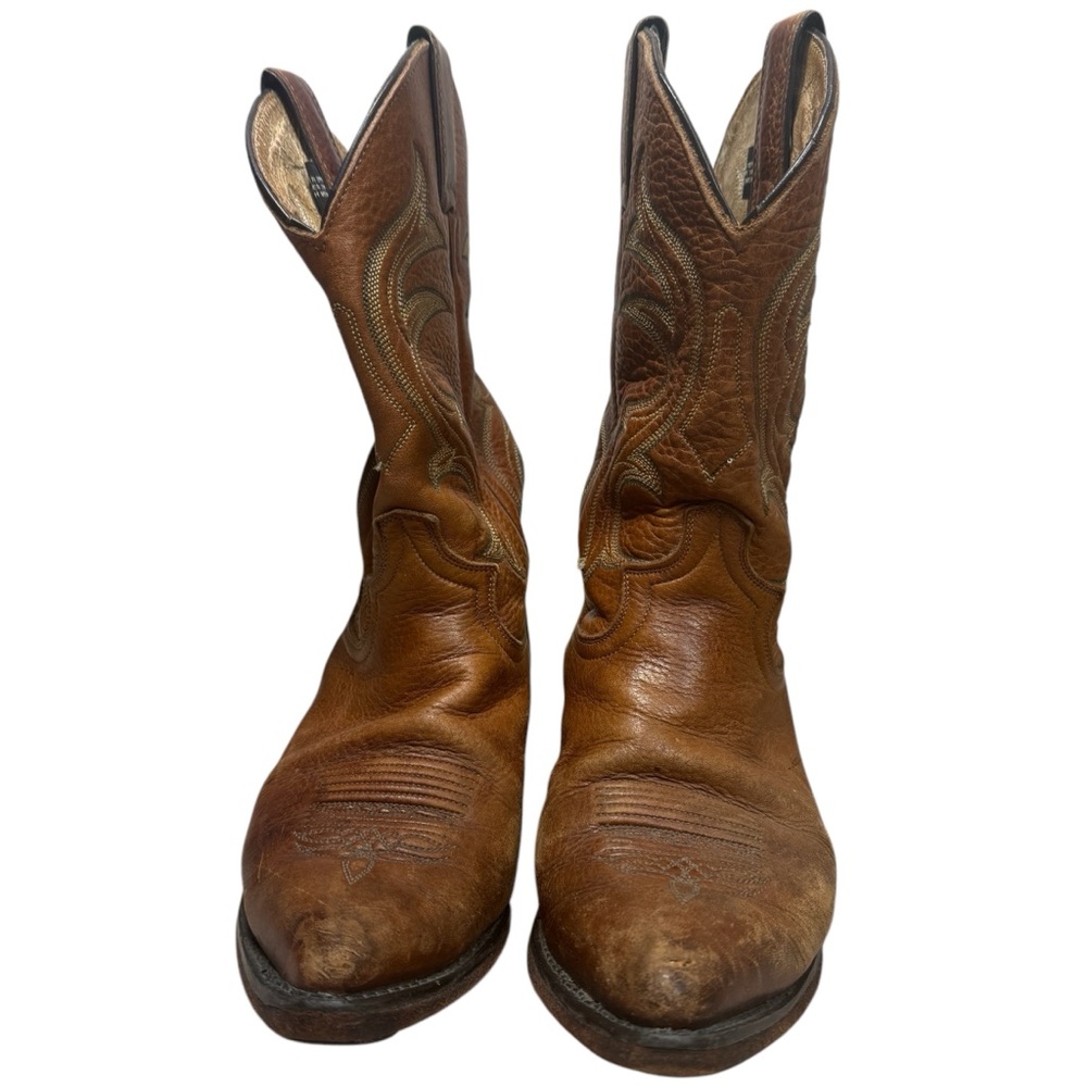Justin women’s Leather Cowboy Boots size 7.5 - Picture 3 of 10